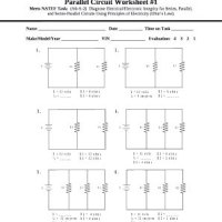 Parallel Circuit Worksheet Answer